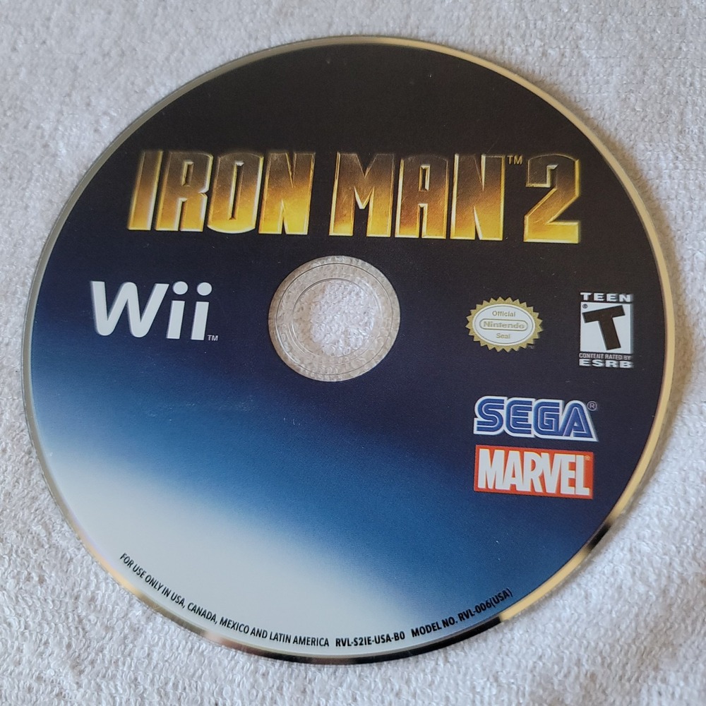 Iron Man 2 (Nintendo Wii)‎ DISC ONLY adult owned